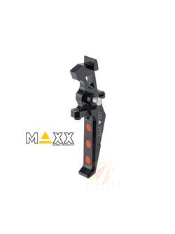 Maxx Model CNC Aluminum Advanced Speed Trigger for M4 / M16 Series Airsoft AEG (Style: E / Black)