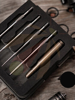 GUN POWER TOOL 5-Piece Multi-Pick Tool Kit - Black