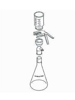 Filtration, All-Glass Vacuum Filter Holder Set, 47mm/ชุดกรองสูญญากาศ