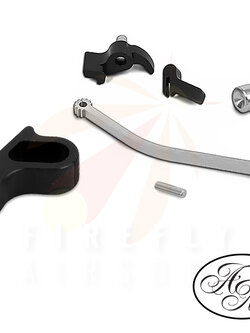 Airsoft Masterpiece CNC Steel Hammer & Sear Set for Marui Hi-CAPA (S Type DVC) BK