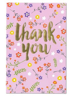 การ์ดขอบคุณ thank you