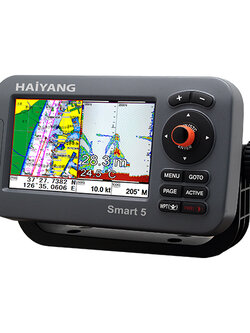 เครื่องหาปลา+GPS ยี่ห้อ Haiyang HD-50CF เมนูไทย จอ 5 นิ้ว พร้อมหัวทองเหลือง
