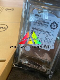Massive Computer (ขาย จำหน่าย) HDD Hard Disk Server DELL Part # 0DYDW0 600GB 15K RPM SAS 12Gbps, 2.5in Hotplug Hard Drive, 13G, CusKit