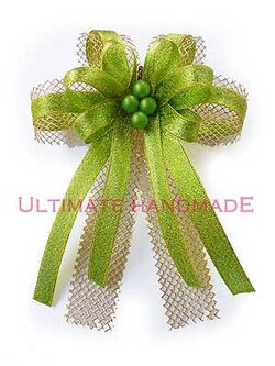 โบผีเสื้อผ้าตาข่ายซ้อนโบเนื้อทราย