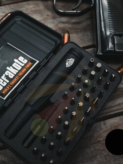 GUN POWER TOOL 37PC .50 CALIBER STANDARD SCREWDRIVER SET – BLACK