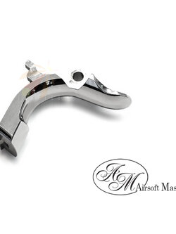 Airsoft Masterpiece Stainless Steel Grip Safety - Type 2 S (Color: Silver)