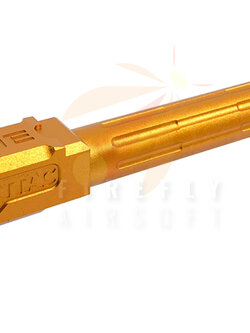5KU 9INE Style Threaded Outer Barrel For Marui G17 (14MM CCW, Gold)