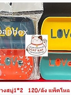 ที่วางสบู่1*2 3849(ราคาต่อโหล)