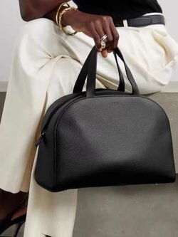 **do** กระเป๋าหนัง THE ROW TWO LOGO BOWLER BAG มี2 สี สินค้าใหม่ ของแท้