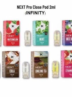 NEXT Pro Cartridge - 6กลิ่นให้เลือก 2ml (สำหรับRelx Infinity,Phantom,Essential) แท้