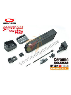 GUARDER GLK-146(B) Light-Weight Magazine Kit for MARUI G17,18C,19,22,26,34(.40 Marking, Black)