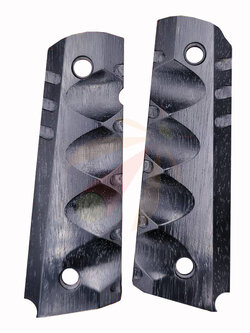 Engineered Wood 1911 Grips (Full Size-Black)