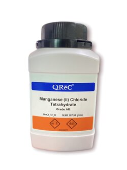 Manganese (II) Chloride Tetrahydrate AR Grade, 500 g -Qrec newzealand