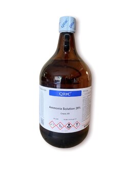 Ammonia solution 28% AR Grade 2.5 L -Qrec newzealand