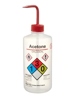 Nalgene™ Narrow-Mouth Right-to-Know LDPE Wash Bottles, 500 ml