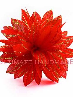 โบปอมปอมใยสังเคราะห์ แซมกากเพชร 9 cm