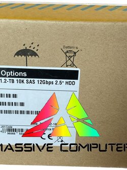 Massive Computer (ขาย จำหน่าย) HDD Hard Disk Server IBM,Lenovo Part # 01LJ794 01LJ797 IBM 1.2TB 10K 12G 2.5IN SAS SFF HDD for V7000