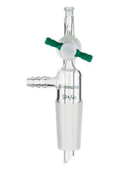 ADAPTERS, LUER, VACUUM, PTFE STOPCOCK