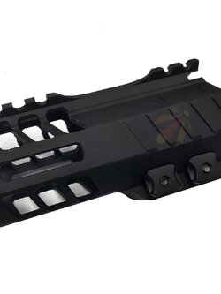 HONESTILL AR-15 M4 SLR M-LOK Handguard M Lock Lightweight Design Slim Free Float Aluminum Hand Guard Black (4.25")
