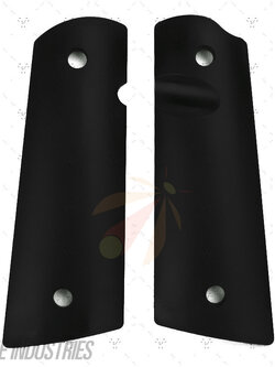 1911 PX™- 08 Standard Size - Pistol Grips (Flag Pattern, Semi-Gloss Black) PX-08