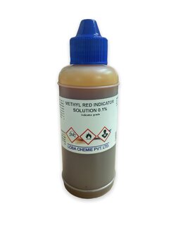 Methyl red indicator solution 0.1% indicator grade, 125 ml - Loba