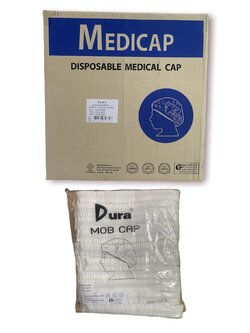หมวกคลุมผมใยสังเคราะห์ บรรจุ 1000 ชิ้น/กล่อง -Duran
