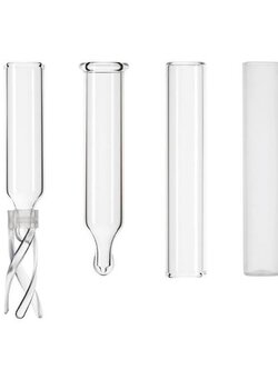 INSERTS FOR LARGE OPENING SCREW THREAD, CRIMP TOP, SNAP SEAL, SNAP RING, AND RAM VIALS