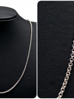 สร้อยเงินแท้ ลายห่วงคู่ (Silver necklace)