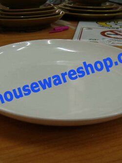 จานกลมทรงใบบัว 10 นิ้ว,จานเมลามีนกลมทรงใบบัว,จานกลมไม่มีขอบ,จานใบบัว,จานข้าวบุฟเฟ่ต์