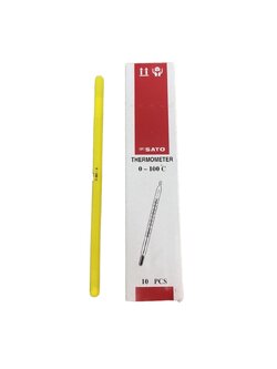 Thermometer 0-100 C Alcohol