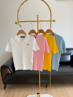 do* เสื้อคาดิแกนบาง Polo Ralph Lauren ของผู้หญิง 4 สี สินค้าใหม่ ของแท้