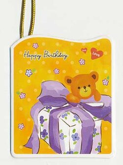 Gift Tag - HAPPY BIRTHDAY