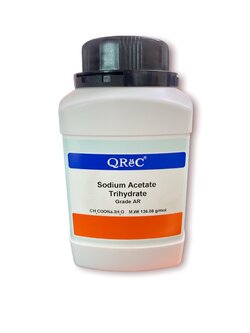 Sodium Acetate Trihydrate AR, 500 g -Qrec Newzealand