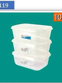 กล่องเวฟ 8119 ใส (ราคาต่อโหล)