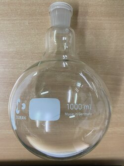 Flask, Boiling Round Bottom with Joint (ฟลาสต์ก้นกล้ม)