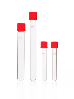 DURAN® Culture Tube, with DIN thread, and screw cap from PBT, 12-20 mm, GL 14-18