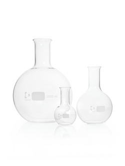 DURAN® Flat Bottom Flask, narrow neck, with beaded rim, 50-10000 ml