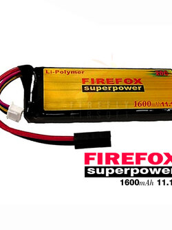 Firefox 11.1V 1600mAh LiPo Li-Po Li-Polymer Battery 20C