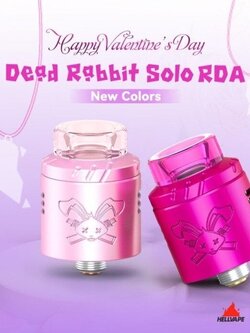 Hellvape Dead Rabbit 3 RDA แท้ 24mm สี Pink Edition มี BF pin