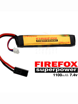 Firefox 7.4V 1100mAh LiPo Li-Po Li-Polymer Battery 15C