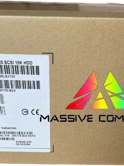 Massive Computer (ขาย จำหน่าย) HDD Hard Disk Server HP HPE Part # 286778-B22 HP 72.8Gb 15K Ultra320 SCSI 3.5Inc Hot-Plug HDD