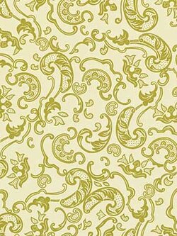 กระดาษห่อของขวัญ กระดาษอาร์ต สีครีม-ทอง