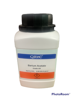 Barium Acetate AR Grade, 500 g -Qrec Newzealand