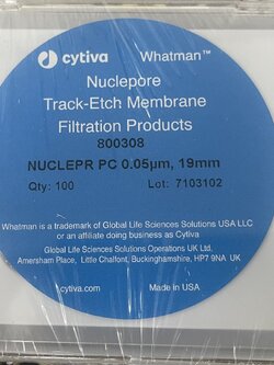 Avanti PC Membrane 0.05 um, 19 mm, 100's/Pack