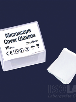 ISOLAB COVER GLASSES - for counting chambers