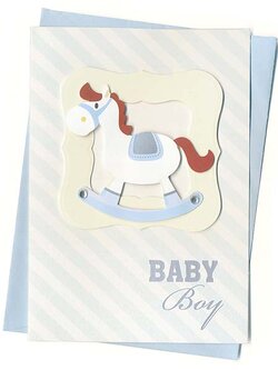 การ์ดแสดงความยินดี ทารกแรกเกิด มีให้เลือก 4 แบบ