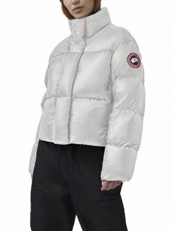 **do** เสื้อกันหนาว Canada goose Cypress Cropped Puffer มี 2 สีให้เลือก สินค้าใหม่ ของแท้