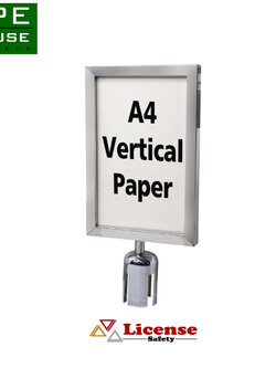 ป้ายครอบหัวเสากั้น