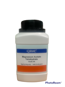 Magnesium Acetate Tetrahydrate AR, 500 g -Qrec Newzealand