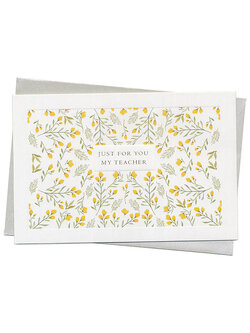การ์ดอวยพรคุณครู Just For You My Teacher